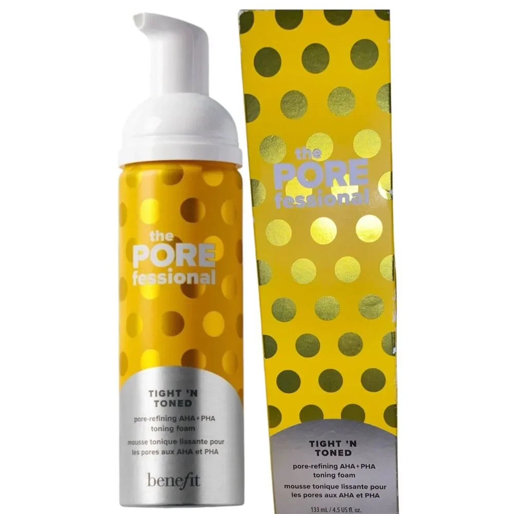 Benefit The Porefessional Tight N Toned Pore Refining Aha+Pha Toning Foam 4.5 Oz
